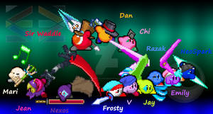 Character line up