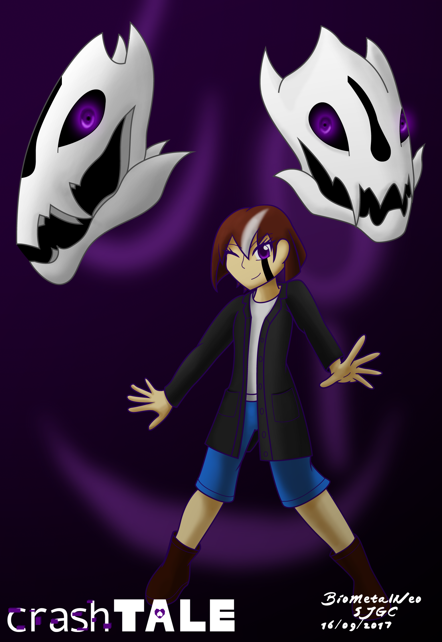 Crashtale crashTALE Frisk by BioMetalNeo on DeviantArt