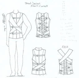 Men's Strait Jacket Corset