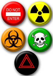 WARNING buttons