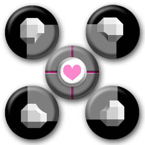 Companion Cube Buttons