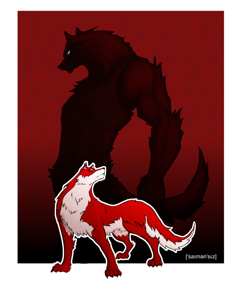 C Red Werewolf by saimensez on DeviantArt
