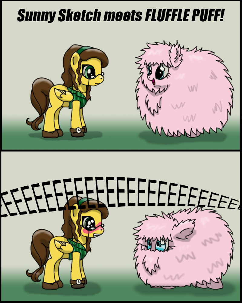 Sunny Sketch meets FLUFFLE PUFF!