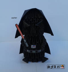 Darth Vader Origami 3d