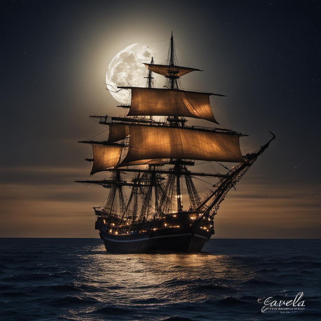 Caravela Em Alto Mar Em Noite De Lua Cheia By Kronhell On DeviantArt caravela-em-alto-mar-em-noite-de-lua-cheia-by-kronhell-on-deviantart
