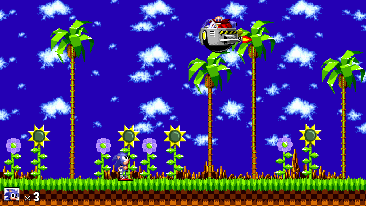 Green Hill Zone boss (Sonic the Hedgehog) (8-bit), Sonic Wiki Zone