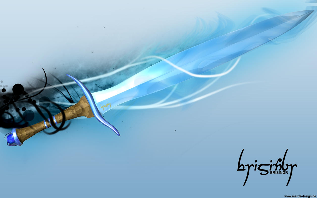 brisingr - flaming sword