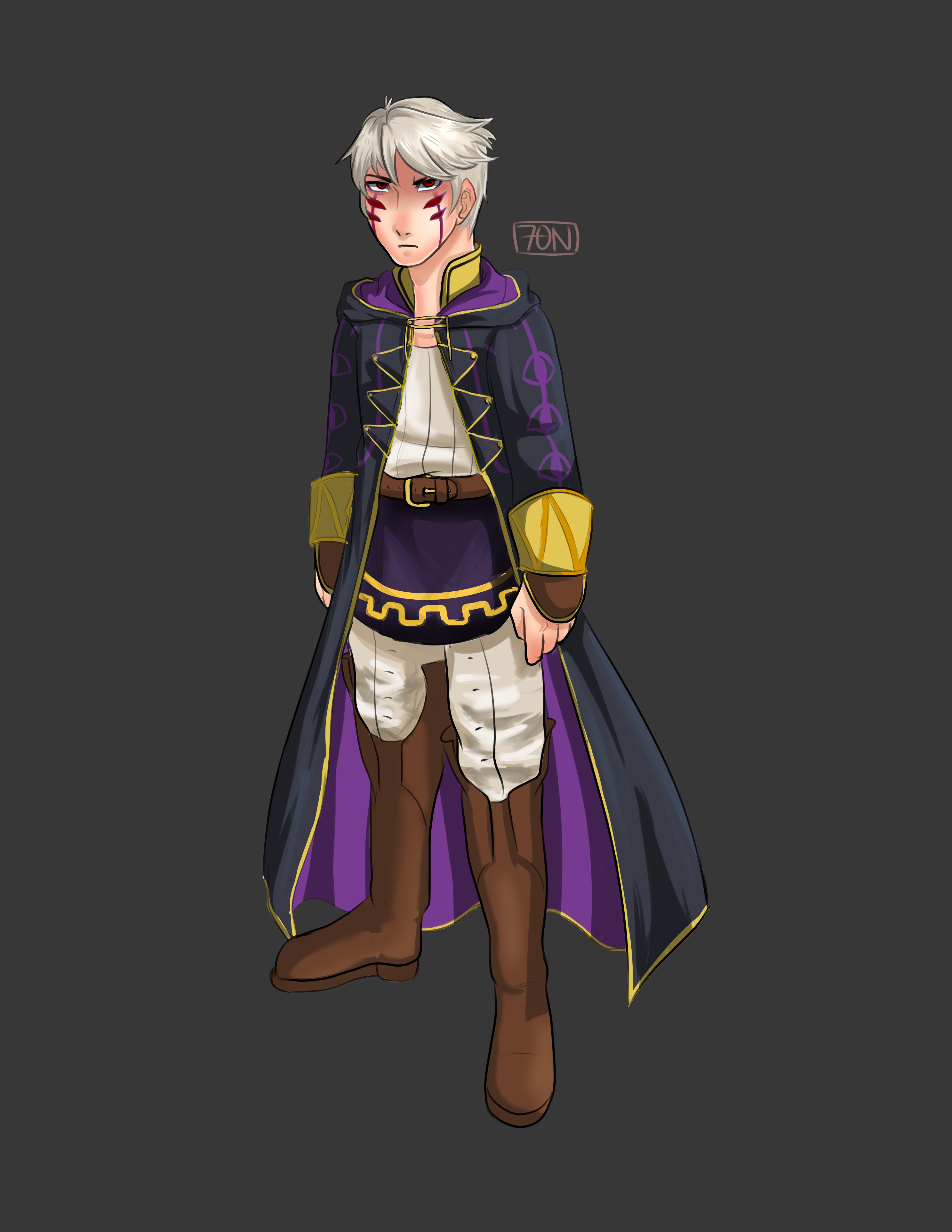 (M) Robin as Grima Version 1: No Background