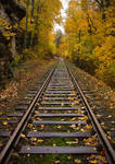 Autumn rails by wosicz