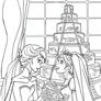 Coloring Page: ElsaxRapunzel