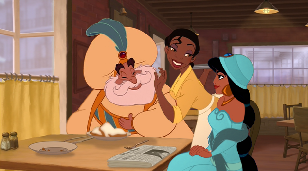 Tiana / Jasmine - At the Diner