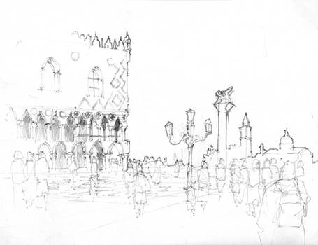 Piazza San Marco Sketch