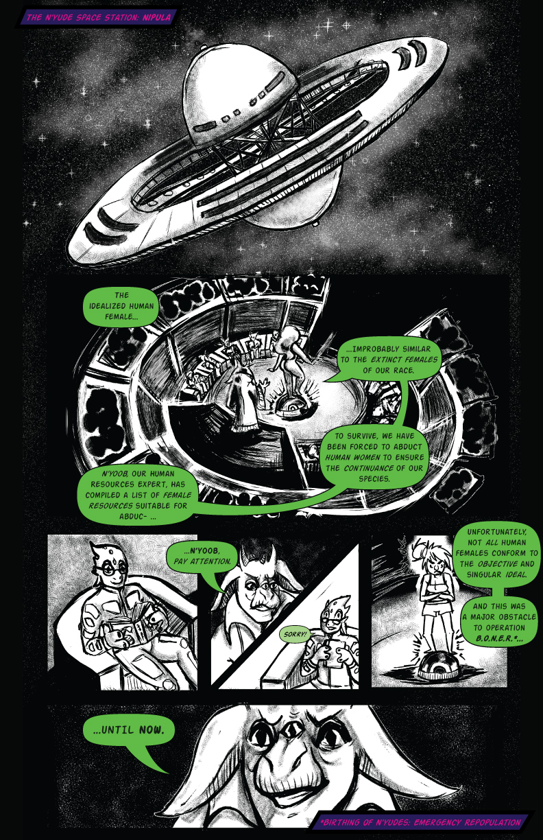 BIMBOS IN SPACE ISSUE 1: Prologue