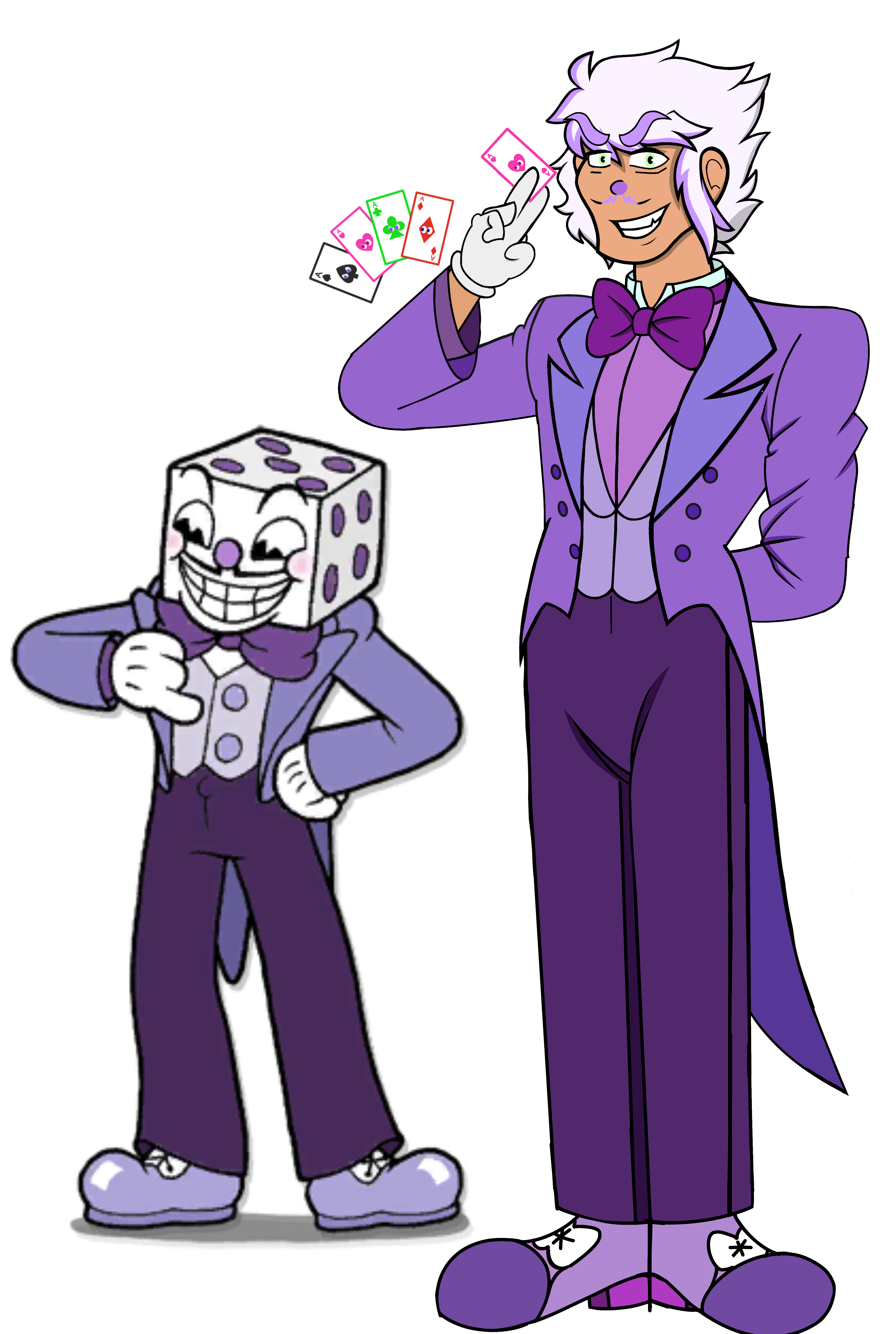 Human King Dice! (cuphead) by SeriouslyXesy on DeviantArt