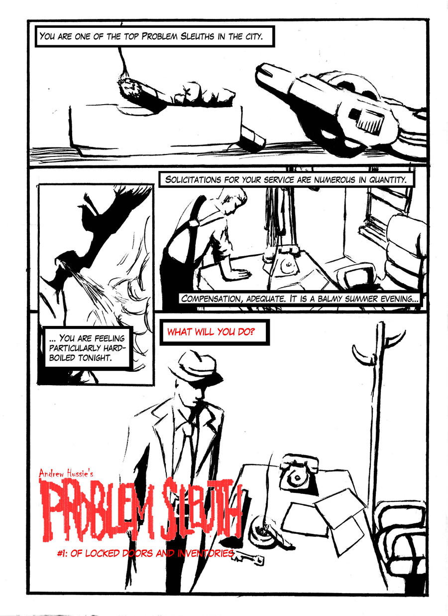 Problem Sleuth: Ch 1 P 1 by SatsugaiKaze on DeviantArt