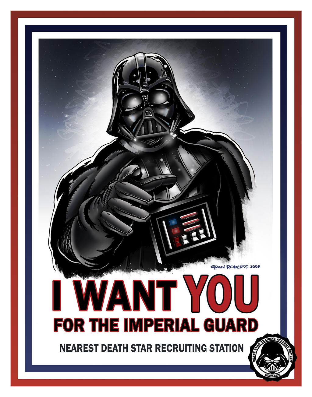 Sam Darth Raver Darth Vader Uncle Sam Poster by FYREDesign on DeviantArt