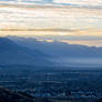 Sunrise over Utah County