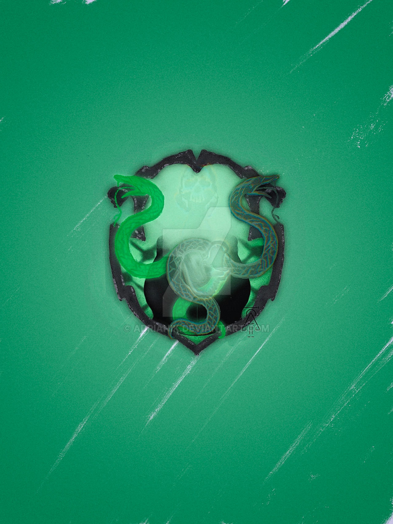 Slytherin Shield by AdrianIK on DeviantArt