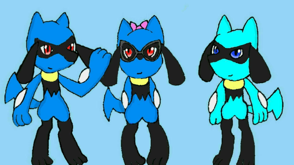 Riolu Friends. by TimJrAlpha4 on DeviantArt