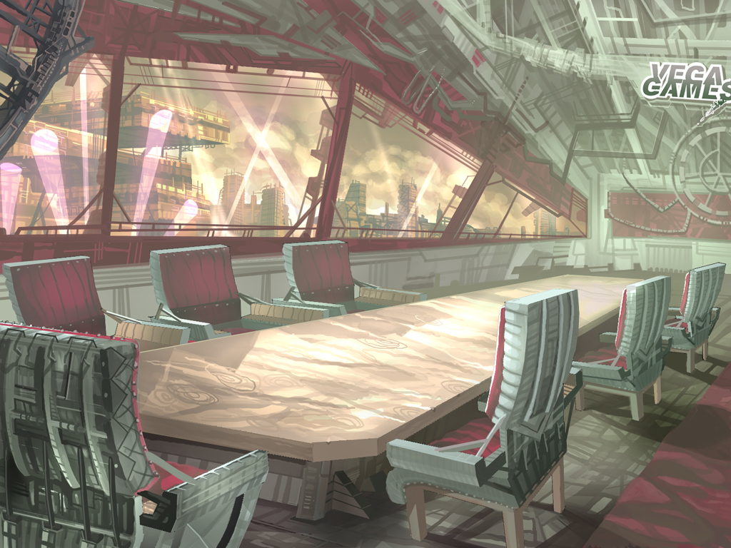 Vega Games Boardroom.