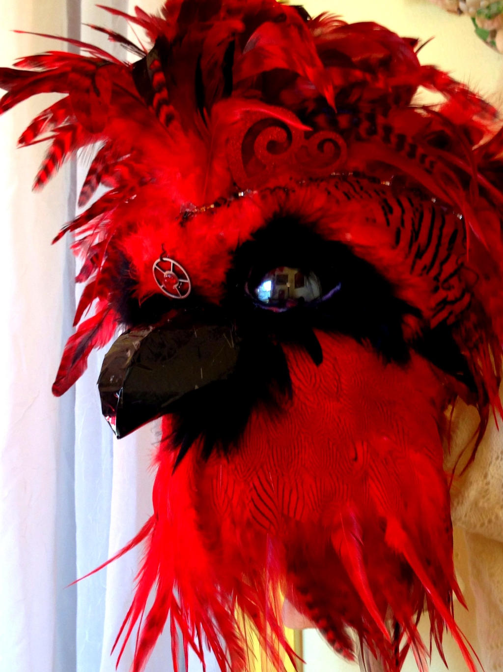 Cardinal mask by Regie-Saxerud on DeviantArt
