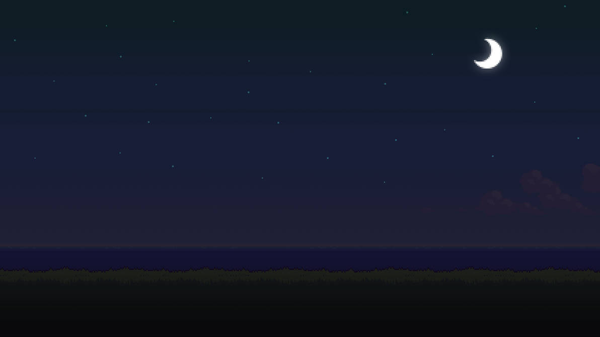 Days 8 nights. Пиксельное небо. Пиксельное ночное небо. Ночное небо Минимализм. Звездное небо пиксель арт.