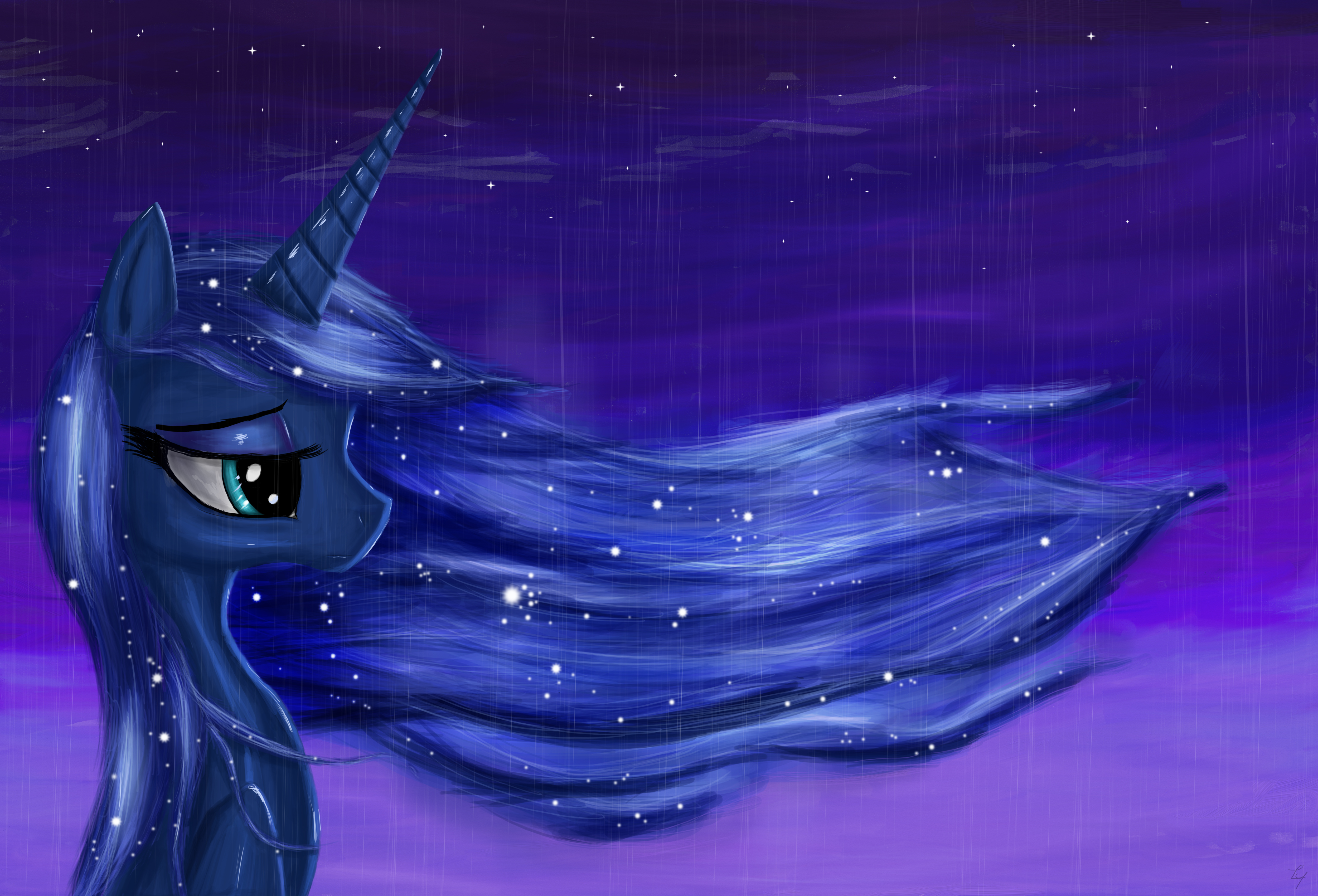 Princess Luna in calm solitude