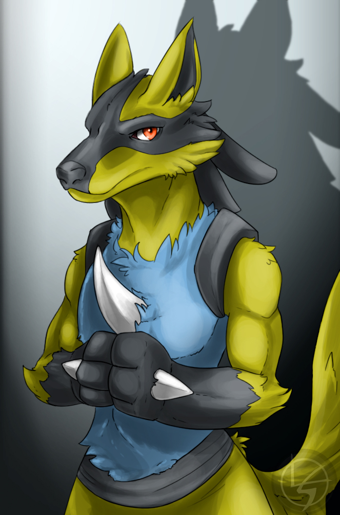 Pixilart - Redesigned Lucario Shiny by ExpectoC