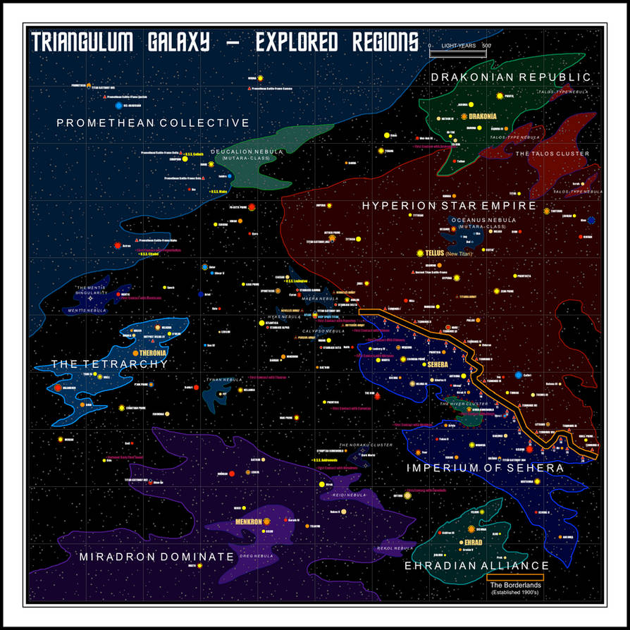 Triangular Forum Map Star Trek - Triangulum Map by ProjectWarSword on DeviantArt