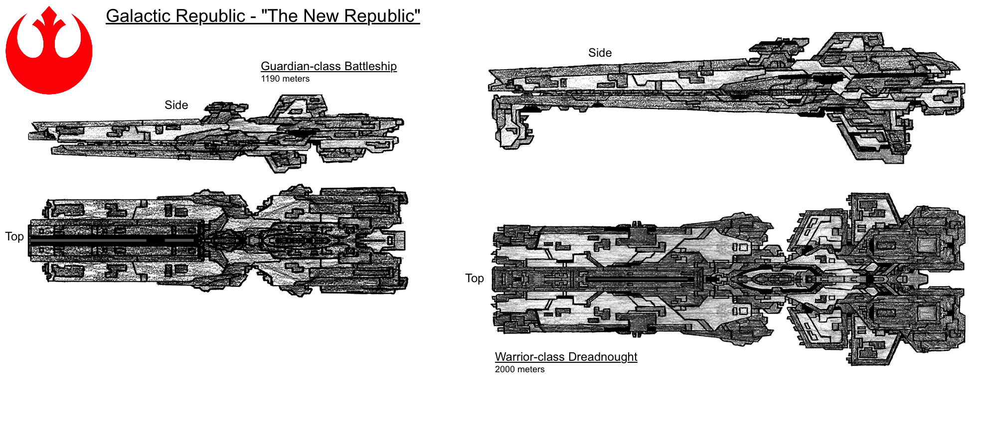 New Republic Ships by ProjectWarSword on DeviantArt