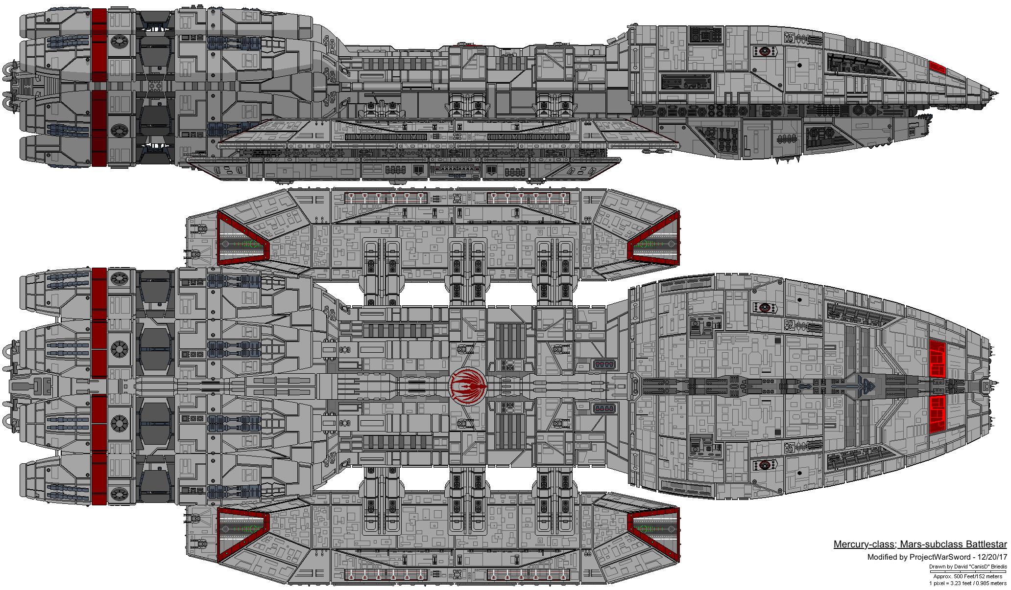 Mercury-class - Mars-subclass Battlestar