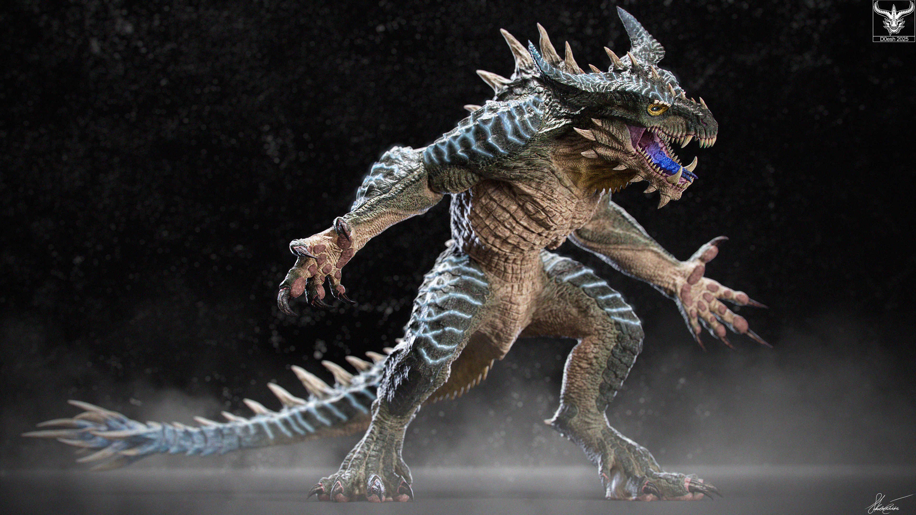 Marshfang Full body (Render:Arnold) 2