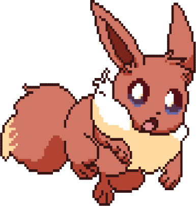 Eevee pixel art by gabuchin on DeviantArt