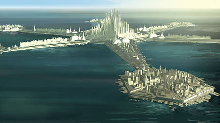 Stargate Atlantis artwork : Atlantis redesigned