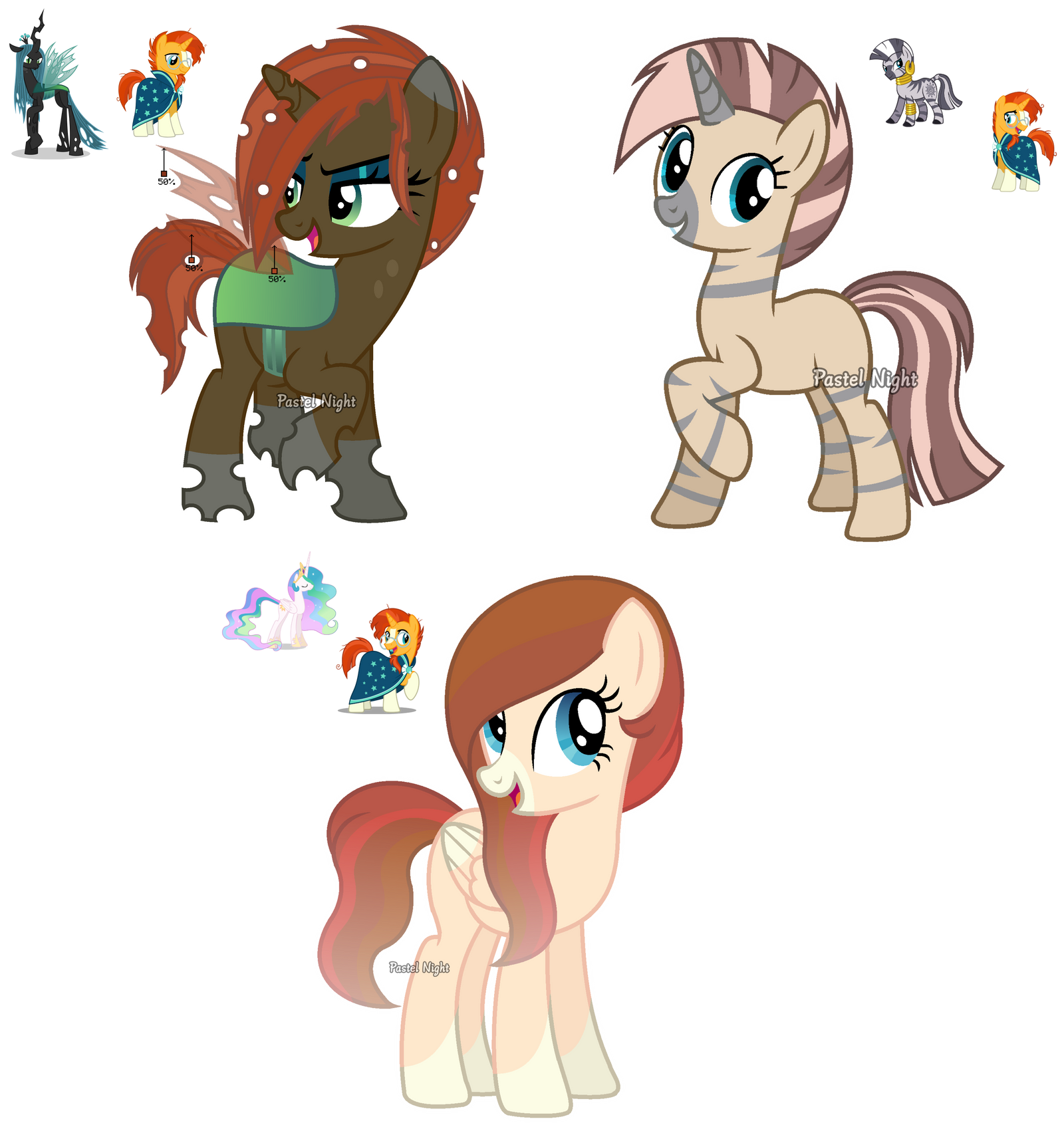 Mlp Split Custom ~MLP Custom 3,4, and 5~ by PastelNightYT on DeviantArt