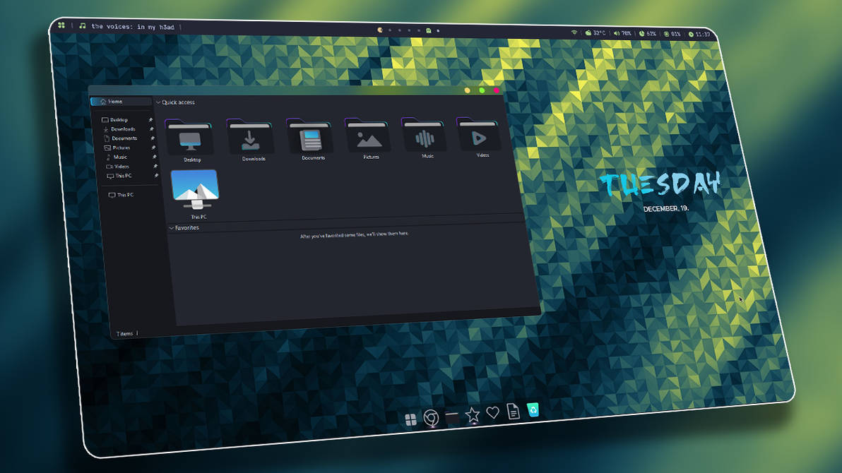 Windows 11 Clean Theme with Andromeda 11 theme by lilyoo226 on DeviantArt