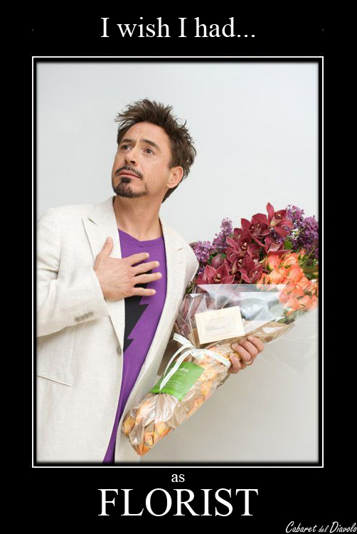 Robert Downey Jr. as Florist