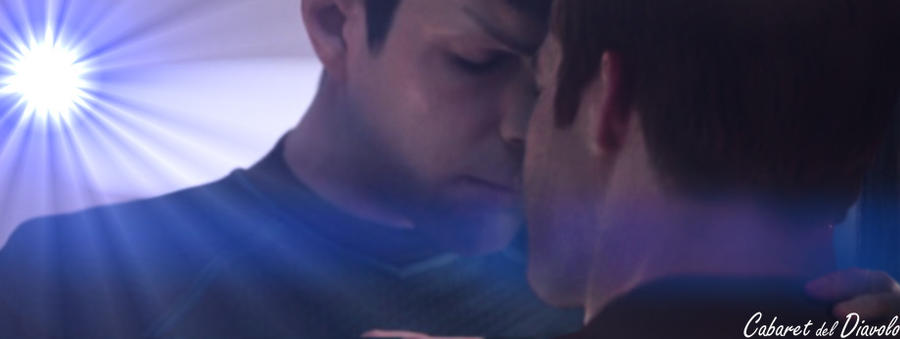 Spock and Kirk Sweet moment