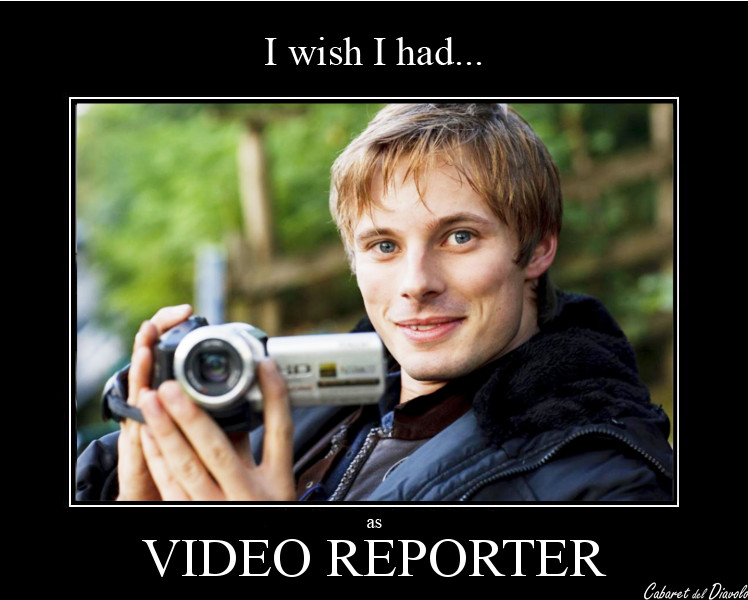 Bradley James as Video Reporter