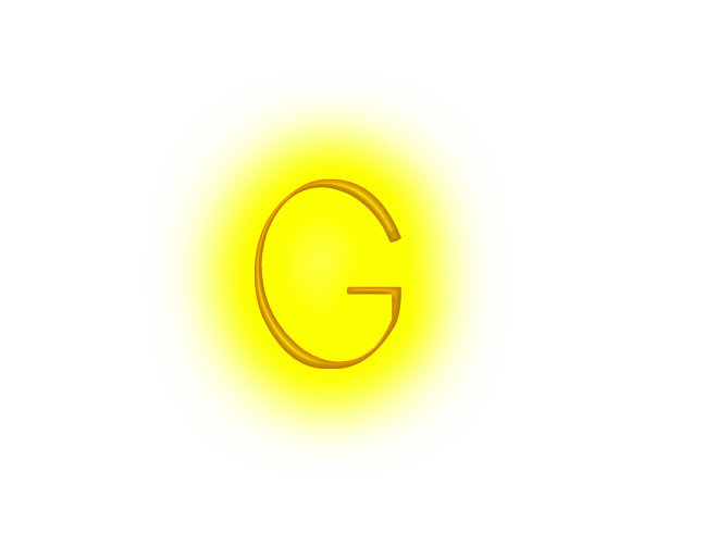 yellow letter g