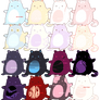 [OPEN] Pillow Kitties Pastel and Dark