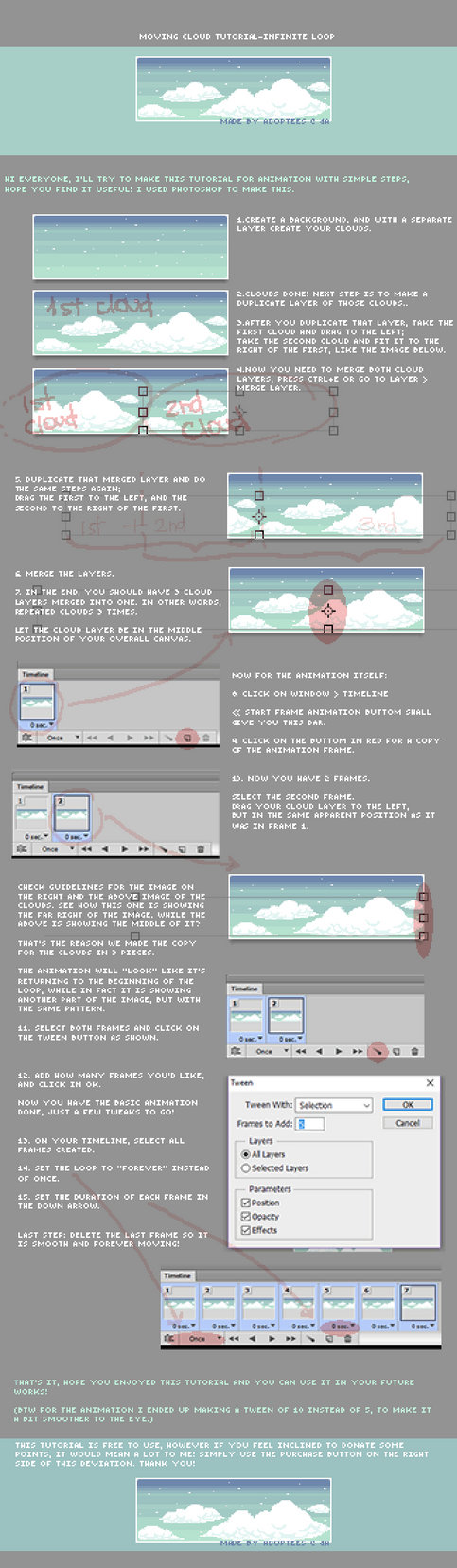 [tutorial] moving clouds - infinite loop