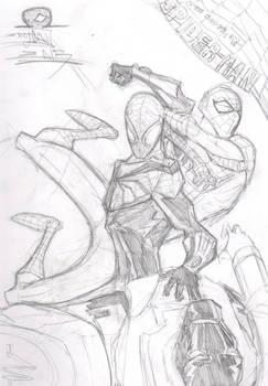 The Superior Spiderman Vs Cardiac sketch