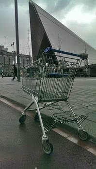 shopping kart at Central Station.