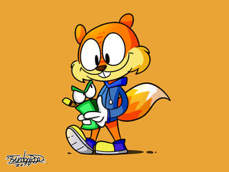 Conker The squirrel