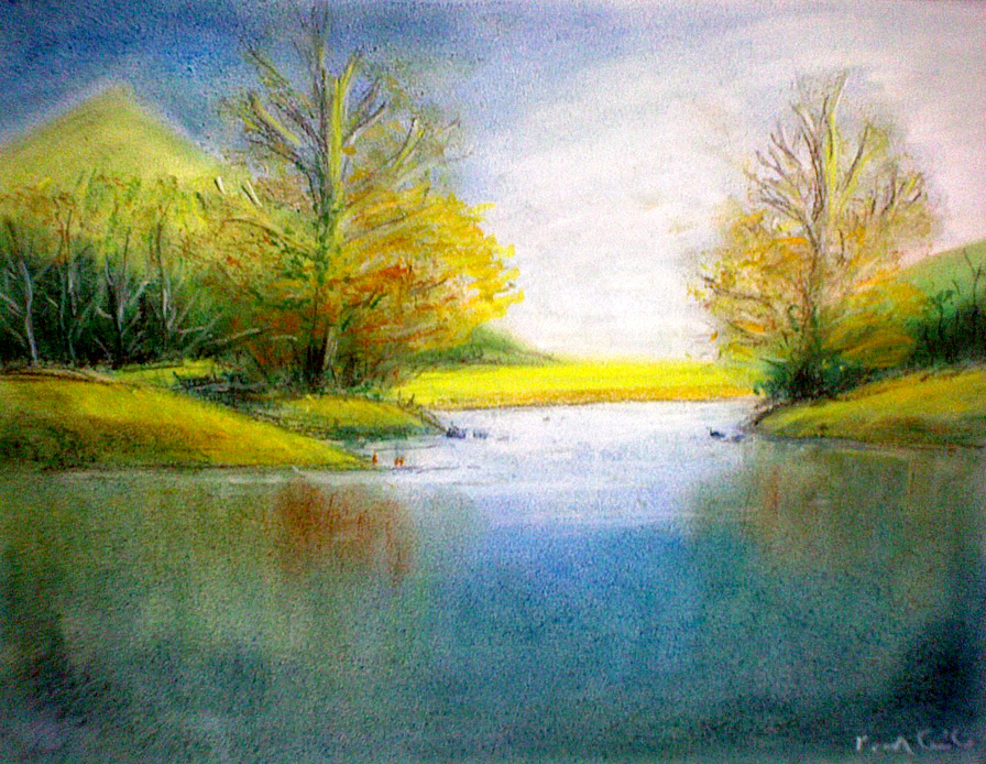 Landscape in Pastels