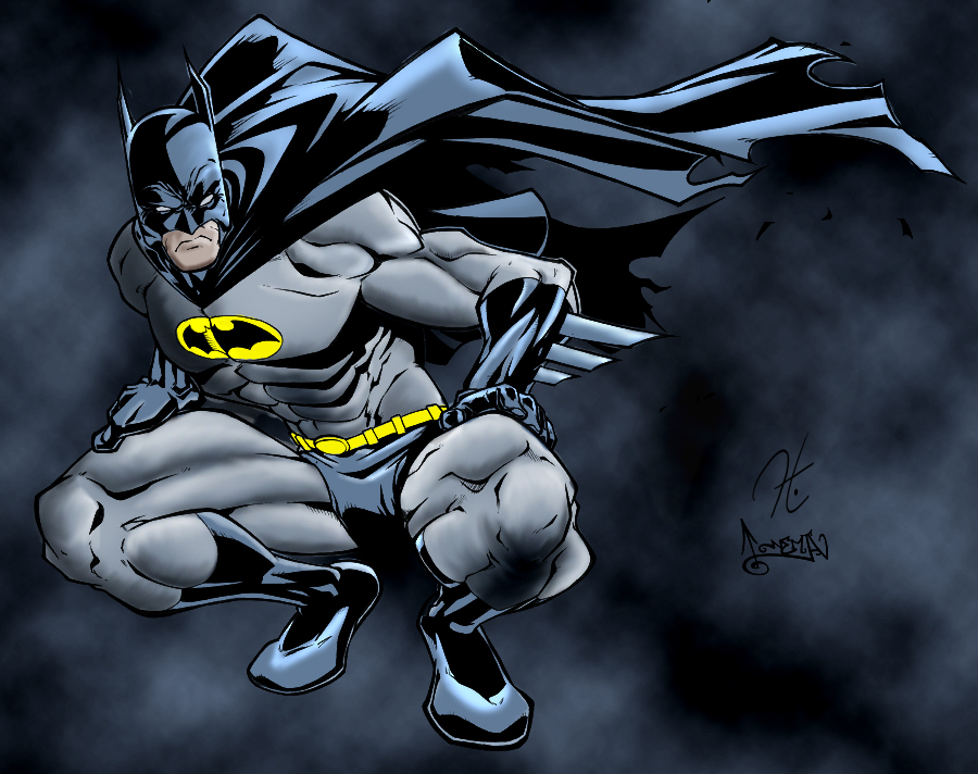 Batman Coloured