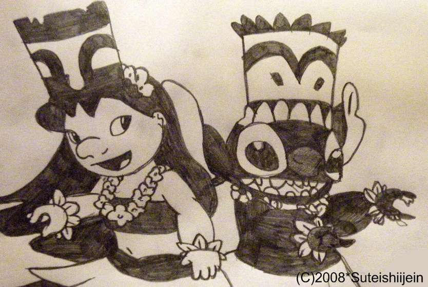 lilo and stitch hula dance by SuteishiiJein on DeviantArt