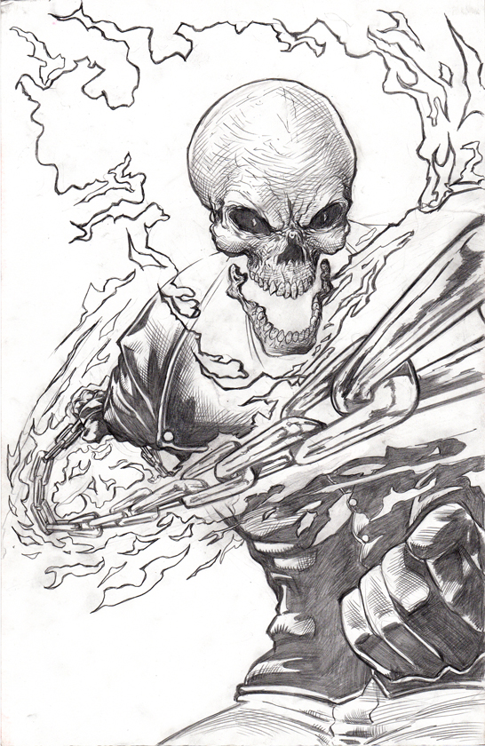 Ghost Rider Pencils by RNABrandEnt on DeviantArt
