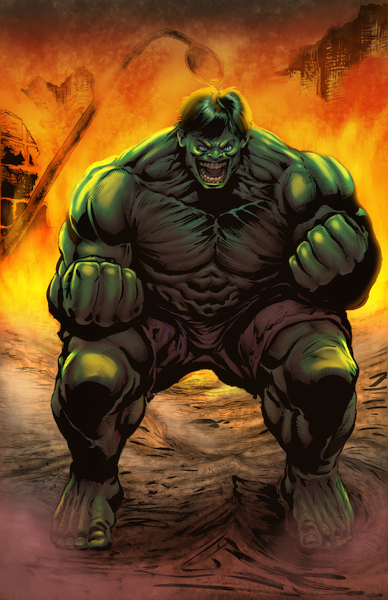 HULK FART HOT FIRE COLORS